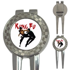 Kung Fu  3-in-1 Golf Divots by Valentinaart