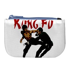 Kung Fu  Large Coin Purse by Valentinaart