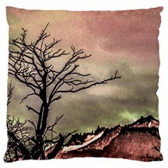 Fantasy Landscape Illustration Standard Flano Cushion Case (one Side) by dflcprints