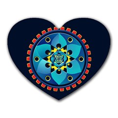 Abstract Mechanical Object Heart Mousepads by linceazul