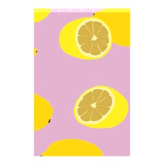 Fruit Lemons Orange Purple Shower Curtain 48  X 72  (small)  by Mariart