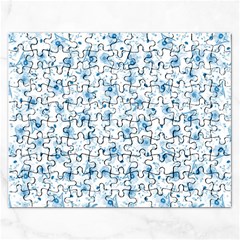 Floral Pattern Rectangular Jigsaw Puzzl by ValentinaDesign