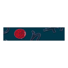 Zodiac Signs Planets Blue Red Space Velvet Scrunchie by Mariart