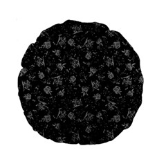 Floral Pattern Standard 15  Premium Round Cushions by ValentinaDesign