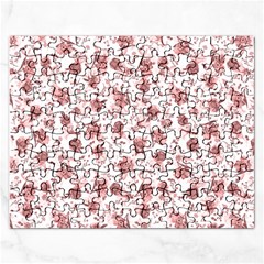 Floral Pattern Rectangular Jigsaw Puzzl by ValentinaDesign