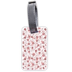 Floral Pattern Luggage Tags (one Side)  by ValentinaDesign