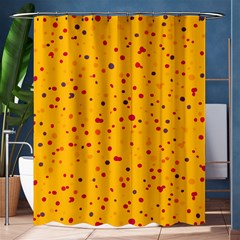 Dots Pattern Shower Curtain 60  X 72  (medium)  by ValentinaDesign