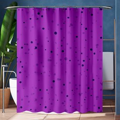 Dots Pattern Shower Curtain 60  X 72  (medium)  by ValentinaDesign