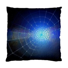 Network Cobweb Networking Bill Standard Cushion Case (one Side) by Nexatart