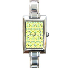 Simple Tribal Pattern Rectangle Italian Charm Watch by berwies