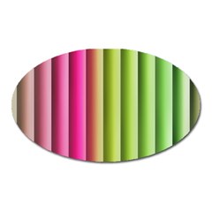 Vertical Blinds A Completely Seamless Tile Able Background Oval Magnet by Nexatart