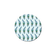 Background Of Beautiful Peacock Feathers Golf Ball Marker (10 Pack) by Nexatart