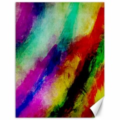 Colorful Abstract Paint Splats Background Canvas 12  X 16   by Nexatart