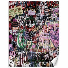 Graffiti Wall Pattern Background Canvas 12  X 16   by Nexatart