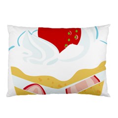 Seeds Strawberry Bread Fruite Red Pillow Case by Mariart