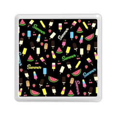 Summer Pattern Memory Card Reader (square)  by Valentinaart