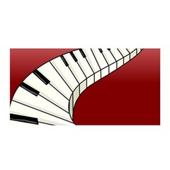 Piano Keys Music Satin Wrap by Mariart