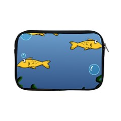 Water Bubbles Fish Seaworld Blue Apple Ipad Mini Zipper Cases by Mariart