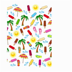 Beach Pattern Large Garden Flag (two Sides) by Valentinaart