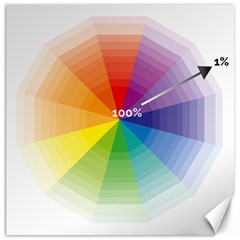 Colour Value Diagram Circle Round Canvas 12  X 12   by Mariart