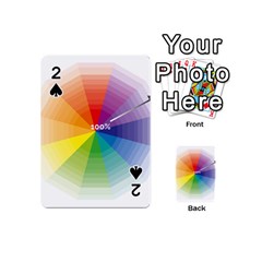 Colour Value Diagram Circle Round Playing Cards 54 (mini)  by Mariart