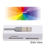 Colour Value Diagram Circle Round Memory Card Reader (Stick)  Front