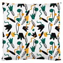 Flowers Duck Legs Line Standard Flano Cushion Case (one Side) by Mariart