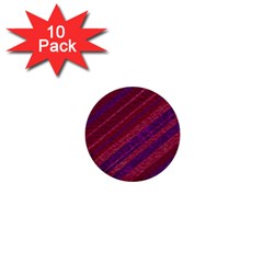 Maroon Striped Texture 1  Mini Buttons (10 Pack)  by Mariart