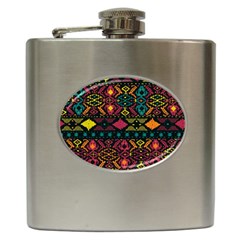 Bohemian Patterns Tribal Hip Flask (6 Oz) by BangZart