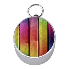 Colourful Wood Painting Mini Silver Compasses by BangZart