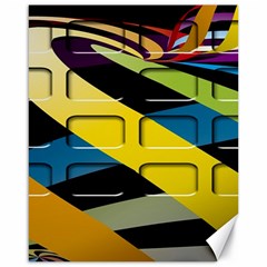 Colorful Docking Frame Canvas 16  X 20   by BangZart