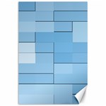 Blue Squares Iphone 5 Wallpaper Canvas 24  x 36  23.35 x34.74  Canvas - 1