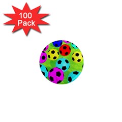 Balls Colors 1  Mini Magnets (100 Pack)  by BangZart