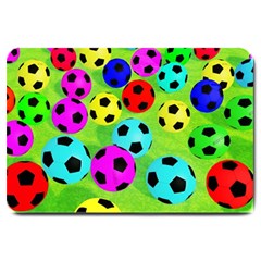 Balls Colors Large Doormat  by BangZart