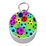 Balls Colors Mini Silver Compasses Front