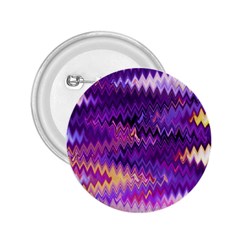 Purple And Yellow Zig Zag 2 25  Buttons by BangZart