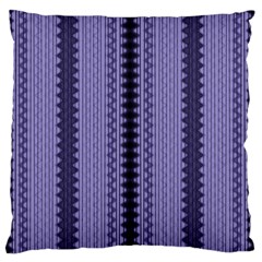 Zig Zag Repeat Pattern Large Flano Cushion Case (two Sides) by BangZart