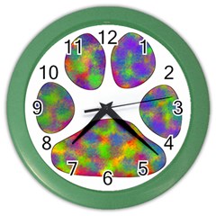 Paw Color Wall Clocks by BangZart