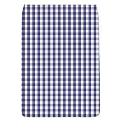 Usa Flag Blue Large Gingham Check Plaid  Flap Covers (l)  by PodArtist