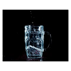 Glass Water Liquid Background Rectangular Jigsaw Puzzl by BangZart