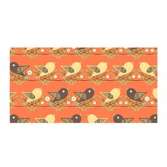 Birds Pattern Satin Wrap by linceazul