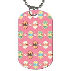 Cute Eggs Pattern Dog Tag (one Side) by linceazul