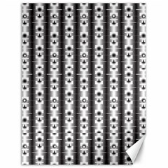 Pattern Background Texture Black Canvas 12  X 16   by BangZart