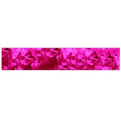 Hot Pink Floral Pattern Flano Scarf (large) by paulaoliveiradesign