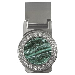 Green Marble Stone Texture Emerald  Money Clips (cz)  by paulaoliveiradesign