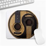 Old And Worn Acoustic Guitars Yin Yang Large Mousepads Front