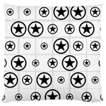 Army Stars Large Flano Cushion Case (Two Sides) Back