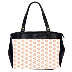 Geometric Losangle Pattern Rosy Office Handbags (2 Sides)  by paulaoliveiradesign