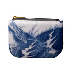 Blue Chinese Dragon Mini Coin Purses by paulaoliveiradesign