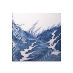 Blue Chinese Dragon Satin Bandana Scarf by paulaoliveiradesign